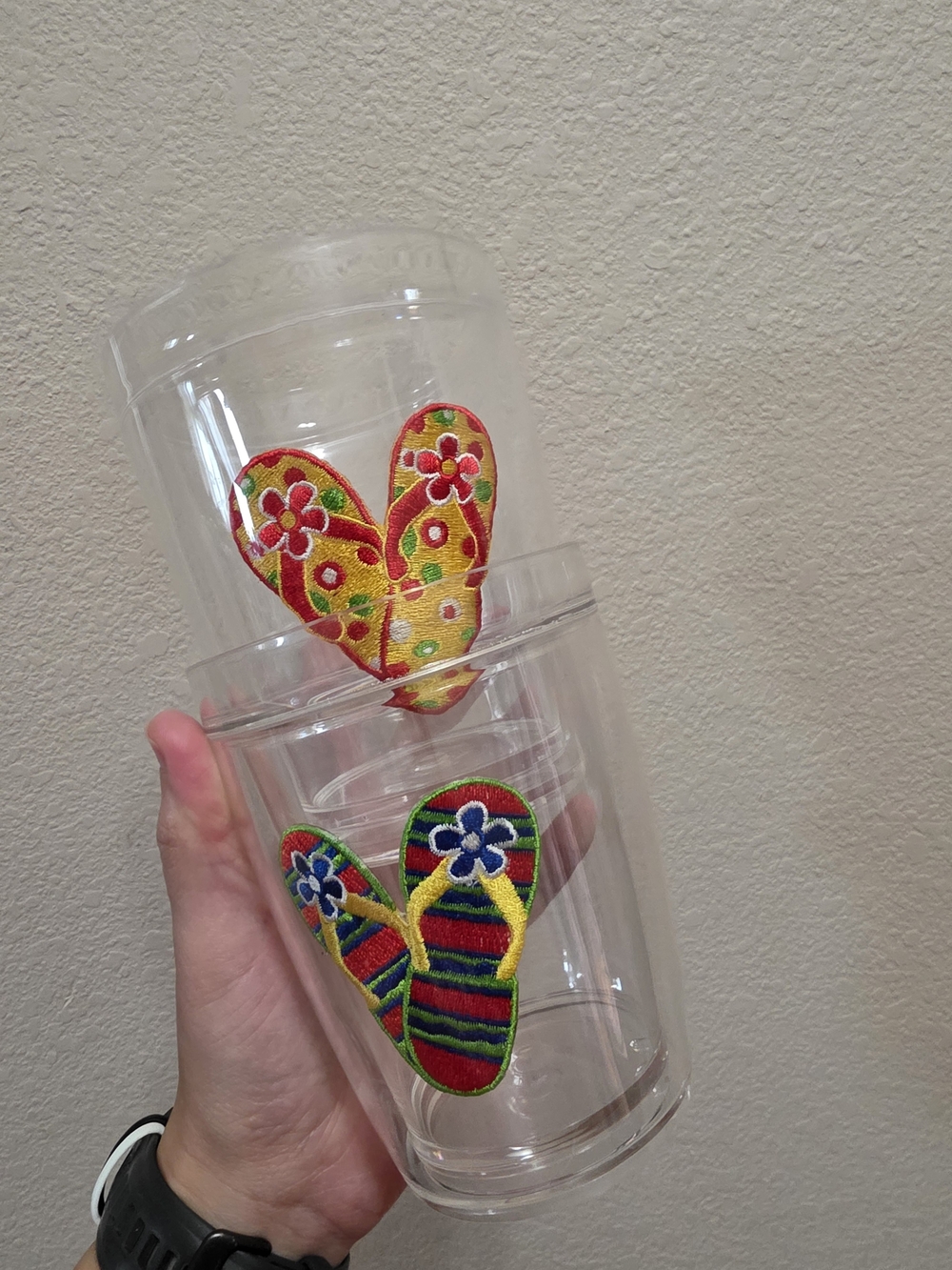 Summer Plastic Cups Sandals